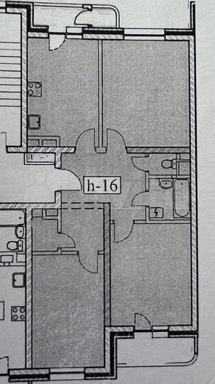 3-к. квартира, 80,6 м², 3/3 эт.
