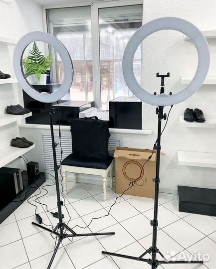 Кольцевая лампа. 20/26/31/36/46 см диаметр