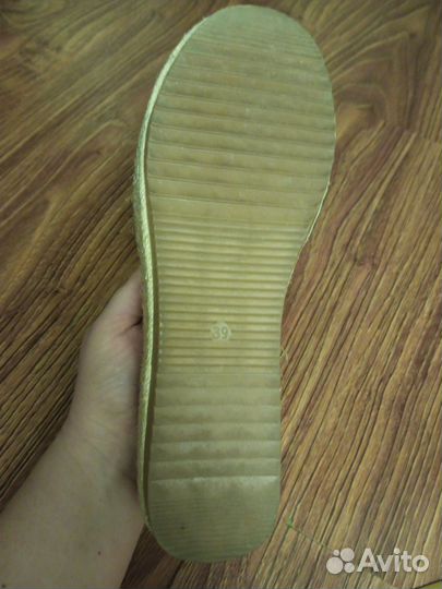 Эспадрильи женские 39