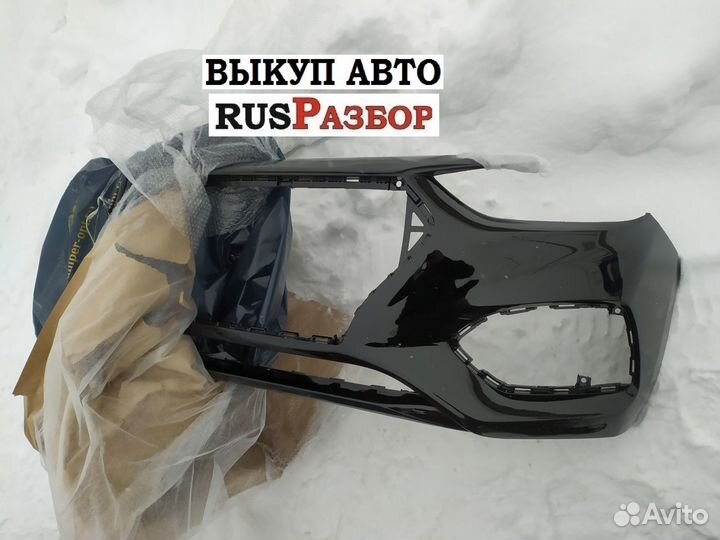 Бампер Хендай Солярис окрашенный в цвет