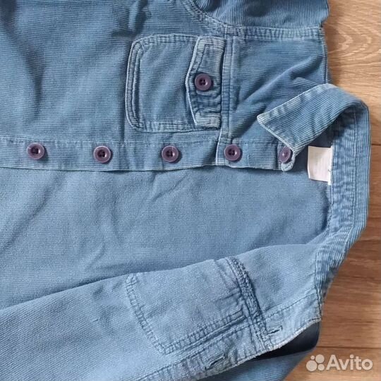 Рубашка вельветовая для мальчика 12 - 18 мес