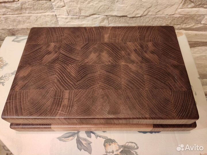 Торцевая разделочная доска из Дуба