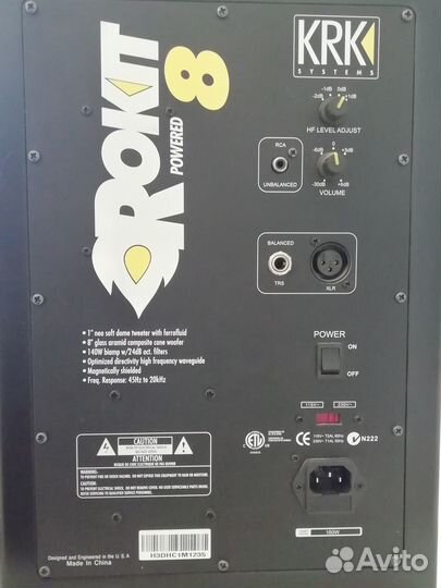 Студийные мониторы KRK Rokit 8, цена за пару