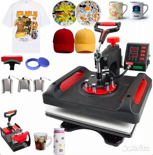 Термопресс для сублимации 11в1, 38х38см, новый