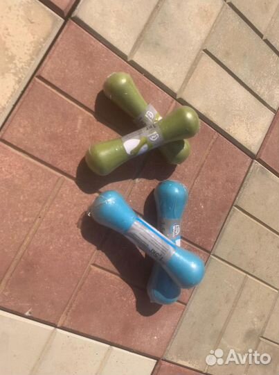 Утяжелители, коврик, обруч, гантели, медицинбол