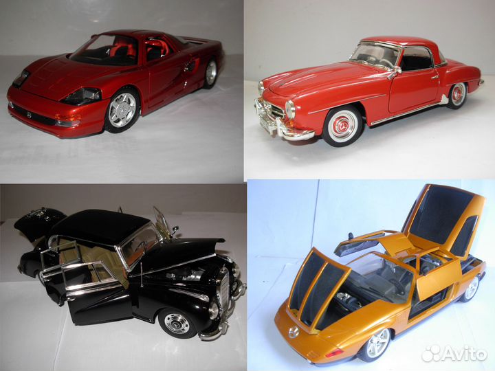 Модель 1/18 Mercedes Benz разные MB
