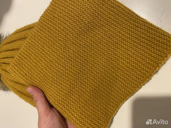 Шапка зимняя для девочки 52 56