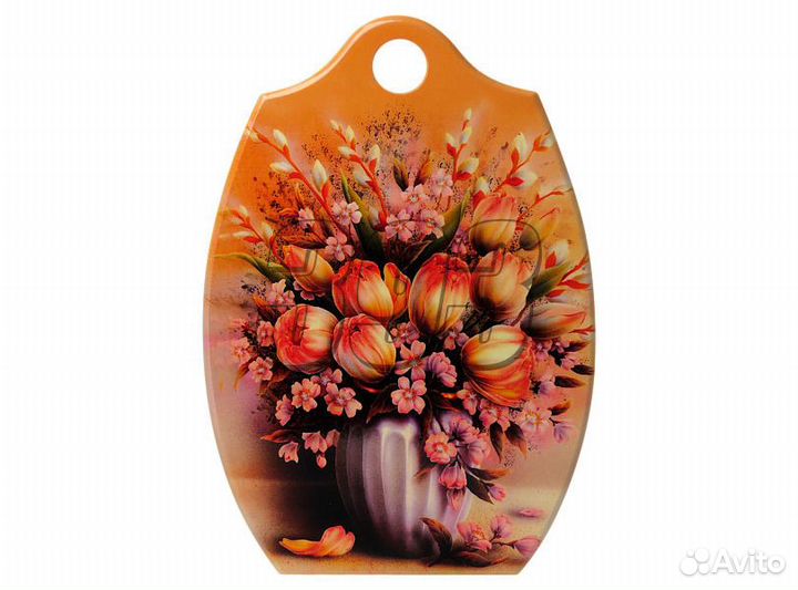 Доска разделочная круглая гигантская Тюльп (40857)