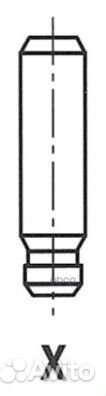 Направляющая клапана выпускного 6.60x12.06x50.5