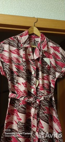 Платья винтаж СССР. Этикетка. Р 52