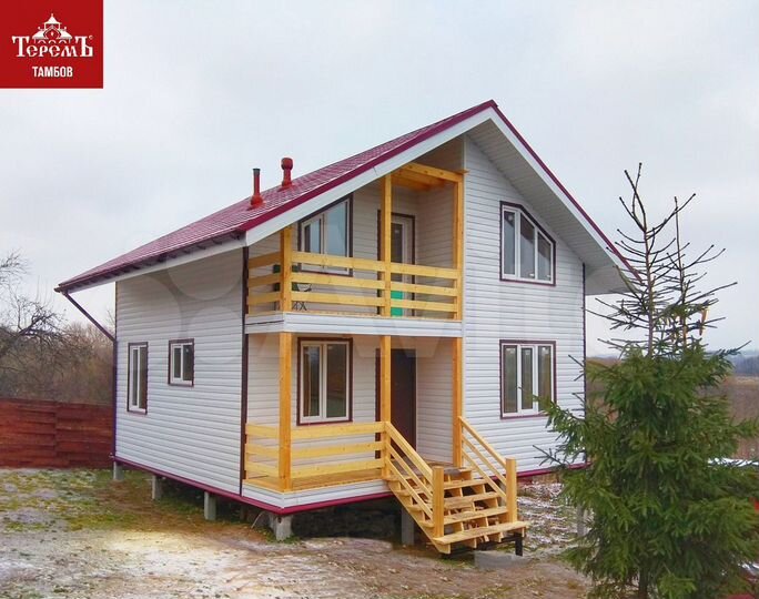 Коттедж 97,1 м² на участке 10 сот.