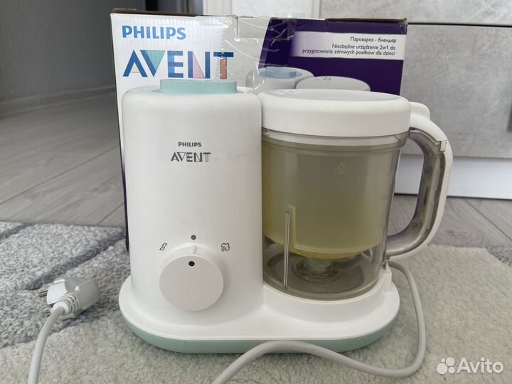 Пароварка блендер philips avent 2 в 1