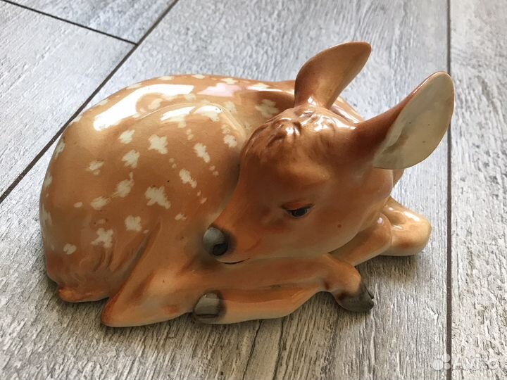 Фарфоровая статуэтка Оленёнок 1957 год