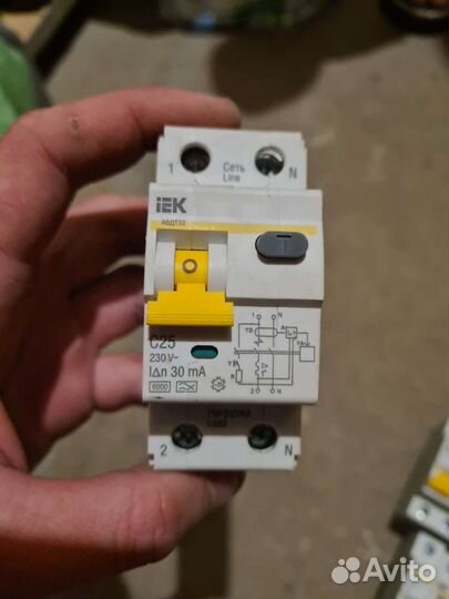 Дифференциальный автомат IEK