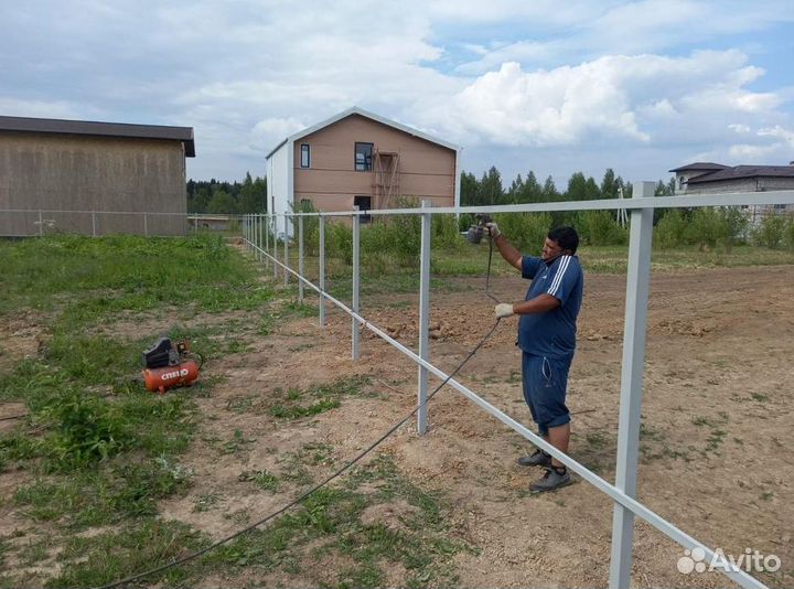 Забор из 3D сетки быстро