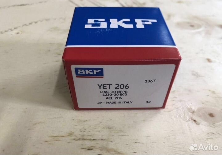 Подшипник YET 206 SKF