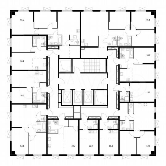 Квартира-студия, 19,8 м², 16/23 эт.