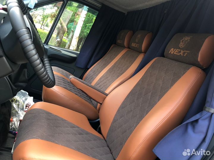 Чехлы на грузовые авто из экокожи 