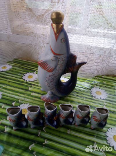 Фарфоровый водочный сервис СССР