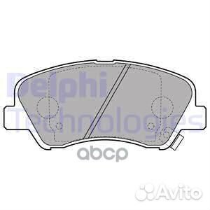 Колодки тормозные дисковые перед LP2497 Delphi