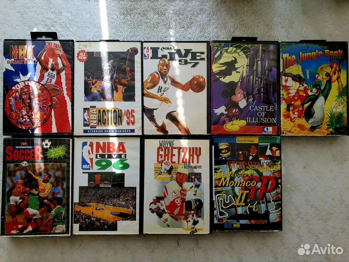 Игры для sega (в больших кейсах)