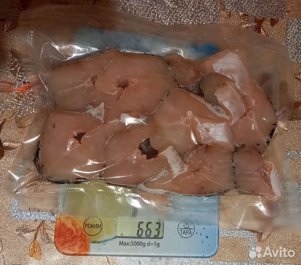 Свежая рыба щука в вакууме