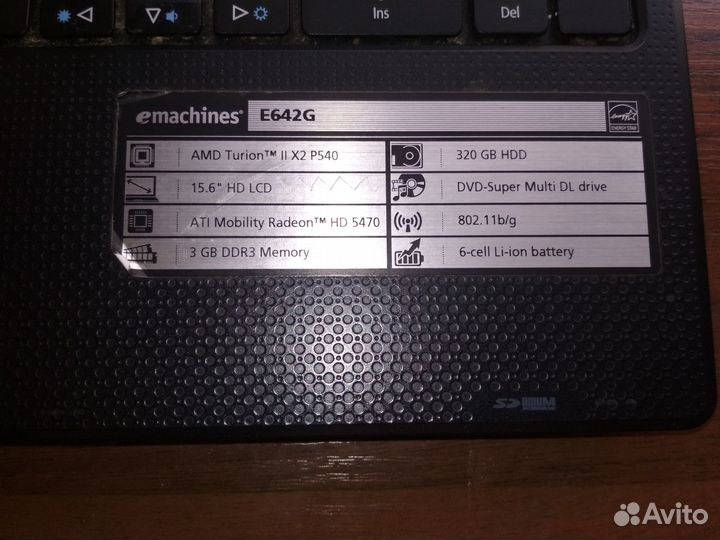 Ноутбук emachines E642G