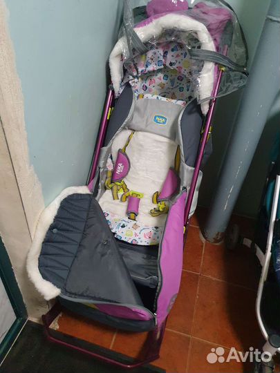 Санки коляска ника