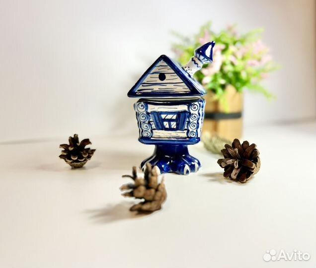 Шкатулка гжель