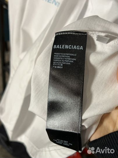 Футболка balenciaga oversize шоурум