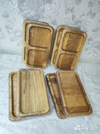 Менажница деревянная новая подарок