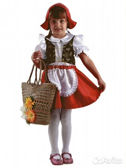 Карнавальный костюм красной шапочки