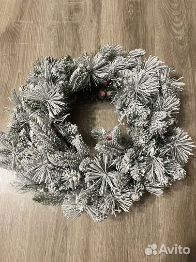 Новогодний венок на дверь