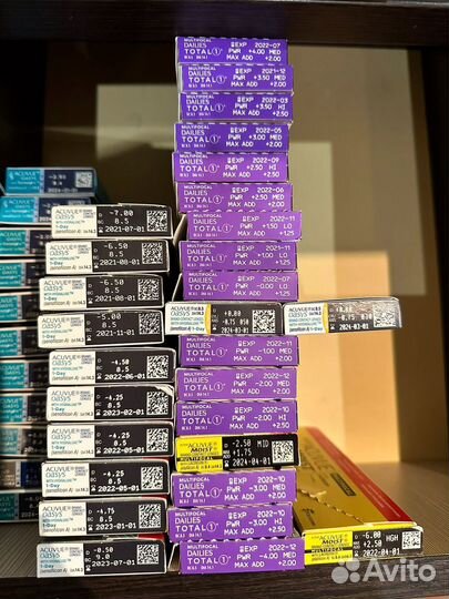 Линзы контактные