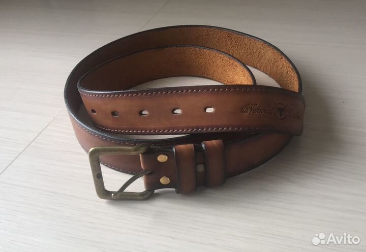 Ремень кожаный ручная работа