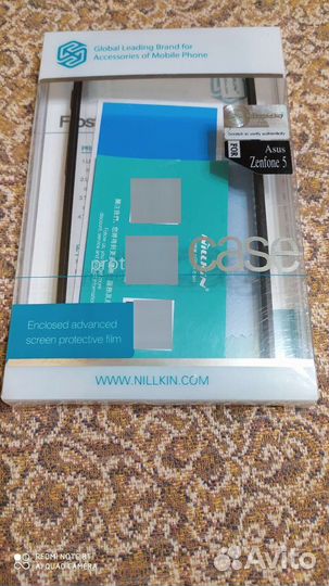 Бампер + защ. пленка для смартфона Asus Zenfone 5