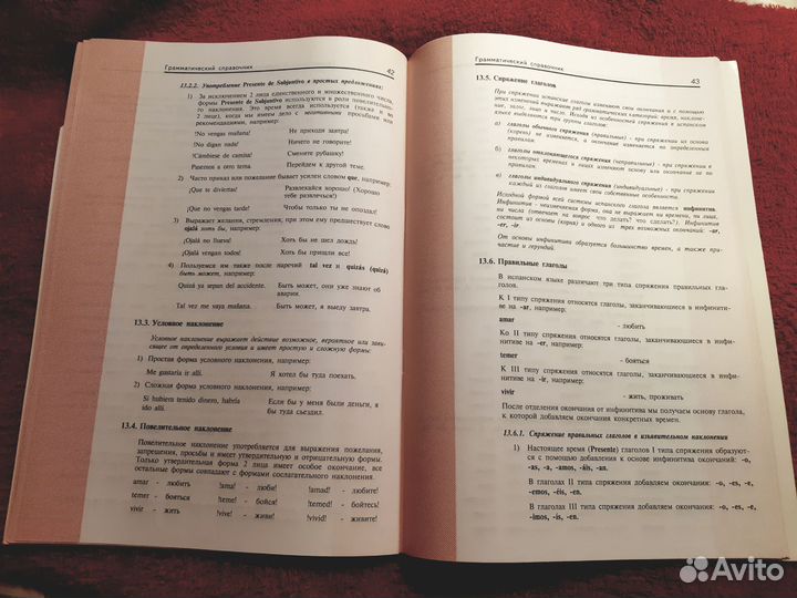 Грамматический справочник испанского