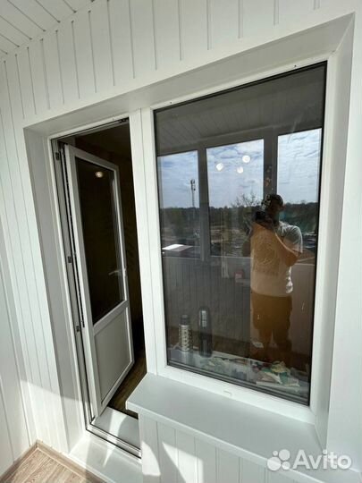 Стеклянные двери