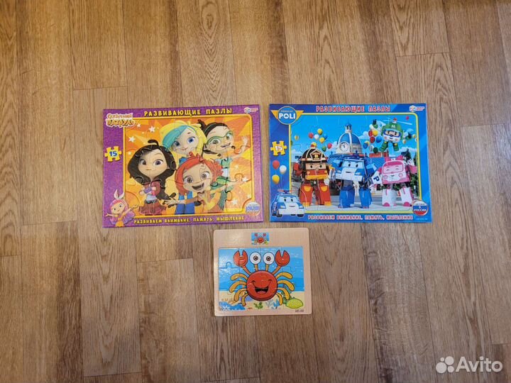 Настольные игры пазлы домино квадраты Никитина