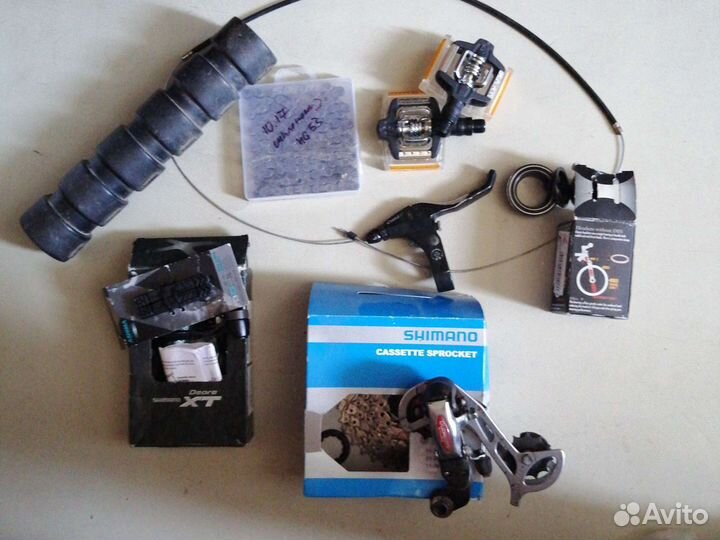 Запчасти к горному велосипеду разные