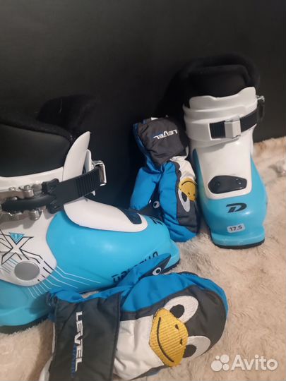 Горнолыжные ботинки детские 17,5