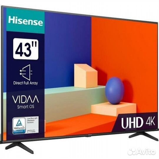 Телевизор Hisense 43A6K черный