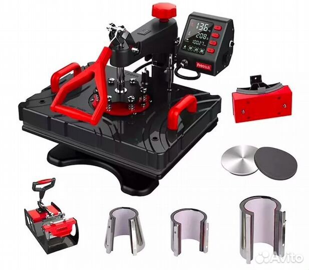 Комби термопресс P8100/S100 8 в 1, новый