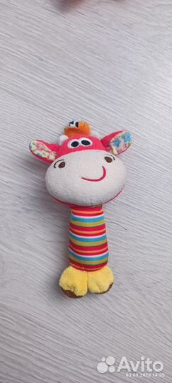 Игрушки погремушки мягкие