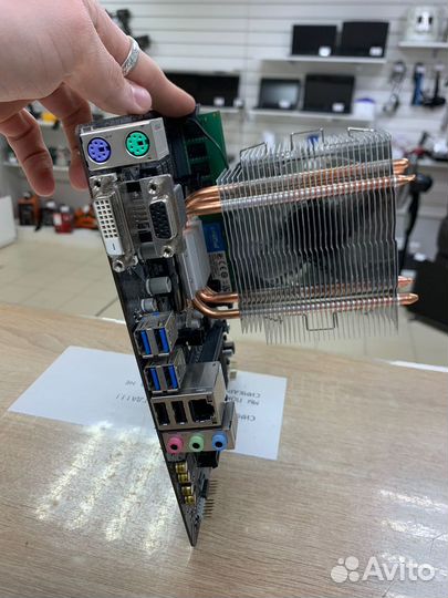 Материнская плата с процессором i3-9105f (С45)