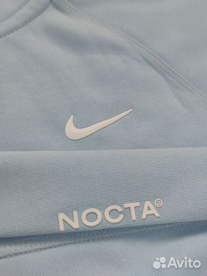 Зип-Худи Nike Tech Fleece Nocta Голубая