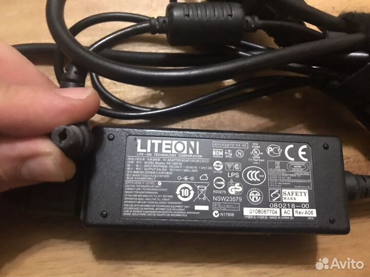 Зарядное устройсво liteon pa 1300, pa 1400