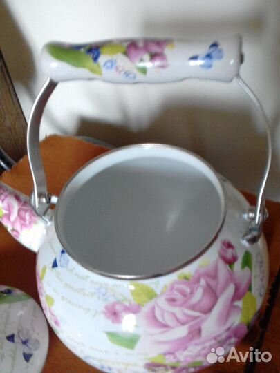 Чайник никелированный