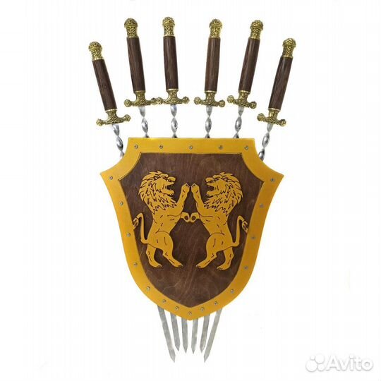 Подарок мужчине шампуры с держателем