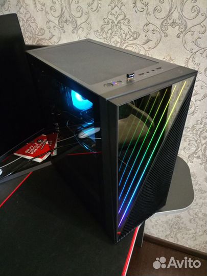 Игровой пк на i3 12100f и rx 6600